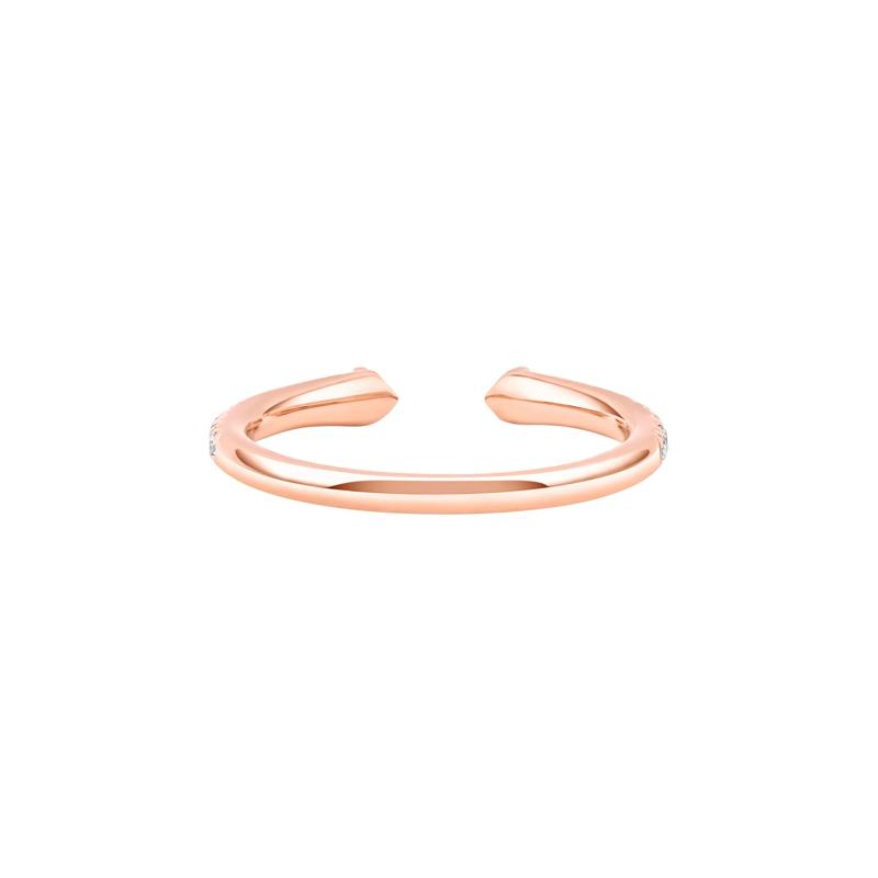 Lab Grown Diamond Open Anniversary Band in 14K Rose Gold (1/3 ct. tw.) – Image 4 of 4
