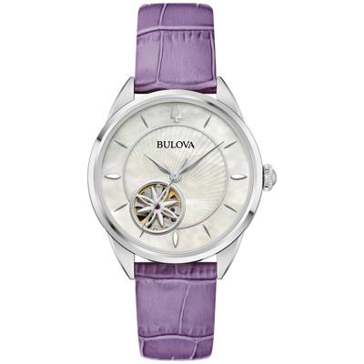 Ladies' Sutton Watch in Purple Leather.