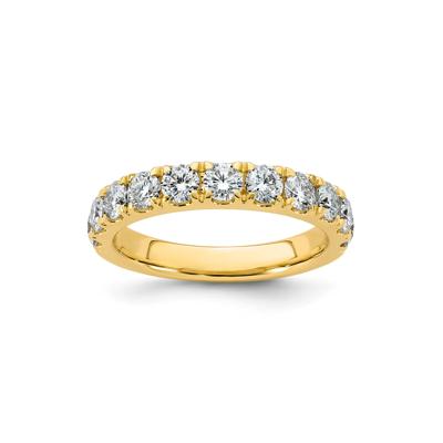 Lab-Created Moissanite Band Ring in 10K Gold (1 1/2 ct. dew)