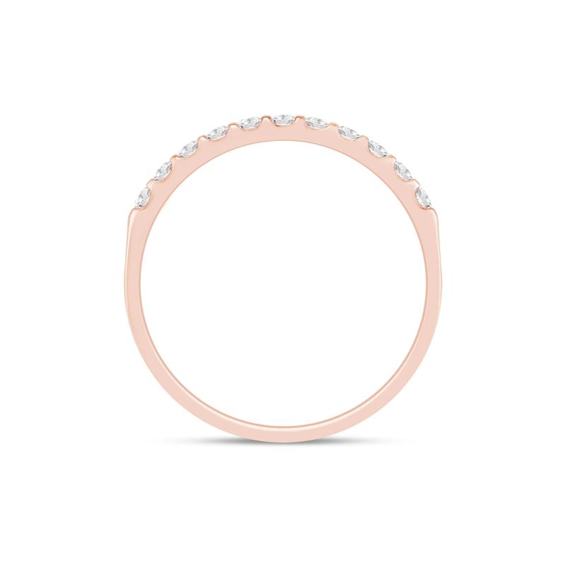 Diamond Band in 10K Rose Gold &#40;1/7 ct. tw.&#41; – Image 2 of 3