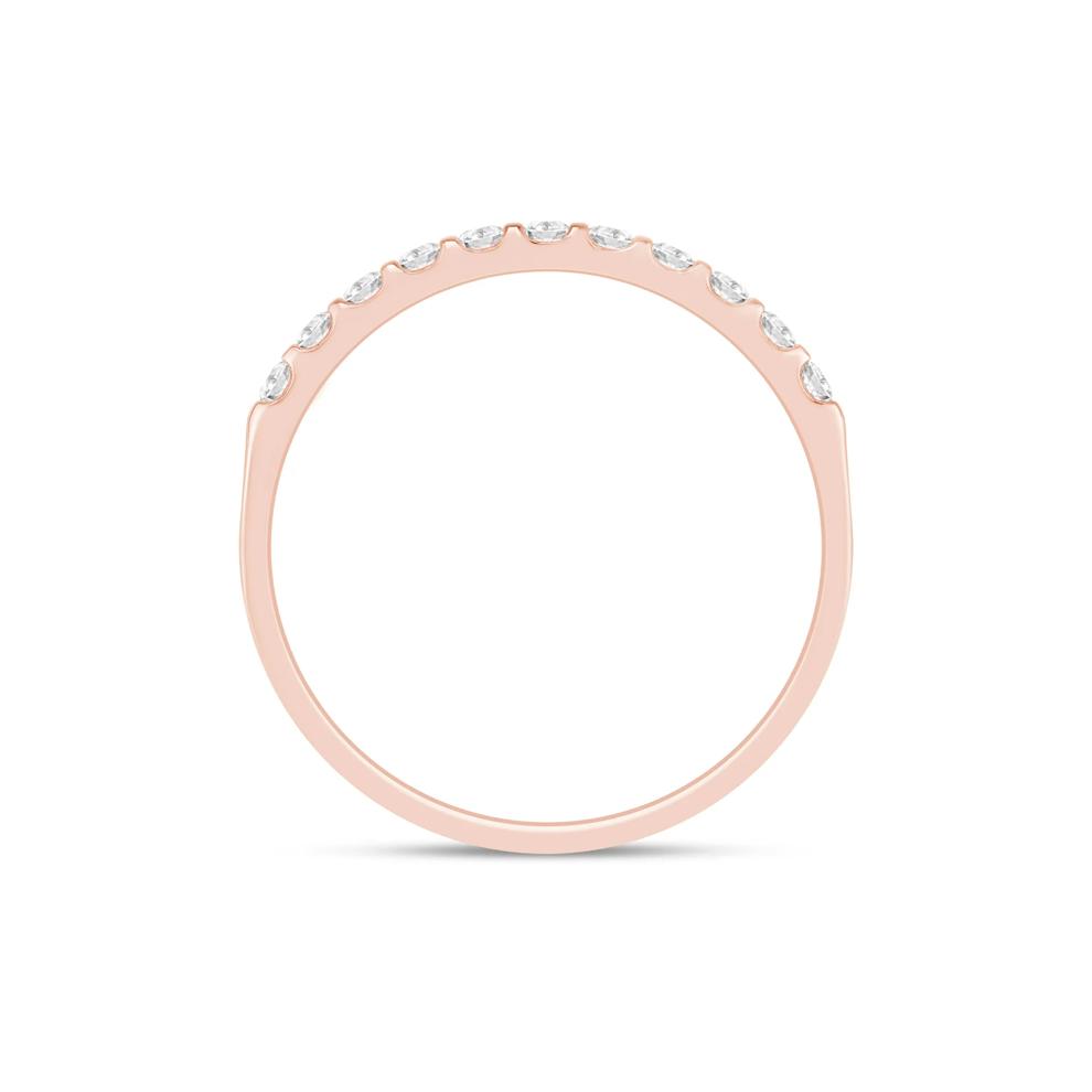 Diamond Band in 10K Rose Gold (1/7 ct. tw.) – Image 2 of 3
