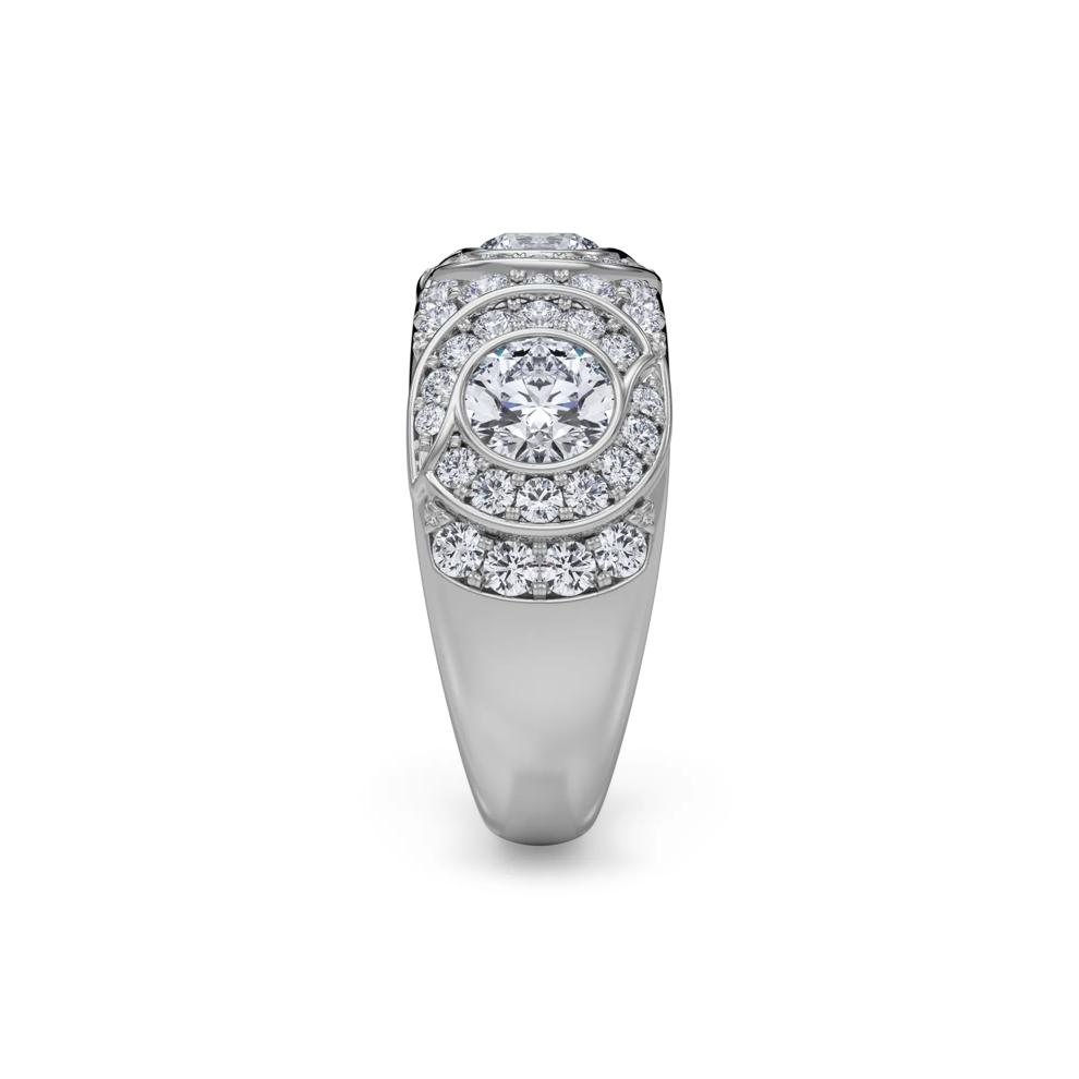 Diamond Milgrain Anniversary Band in 14K White Gold (2 3/4 ct. tw.) – Image 3 of 5