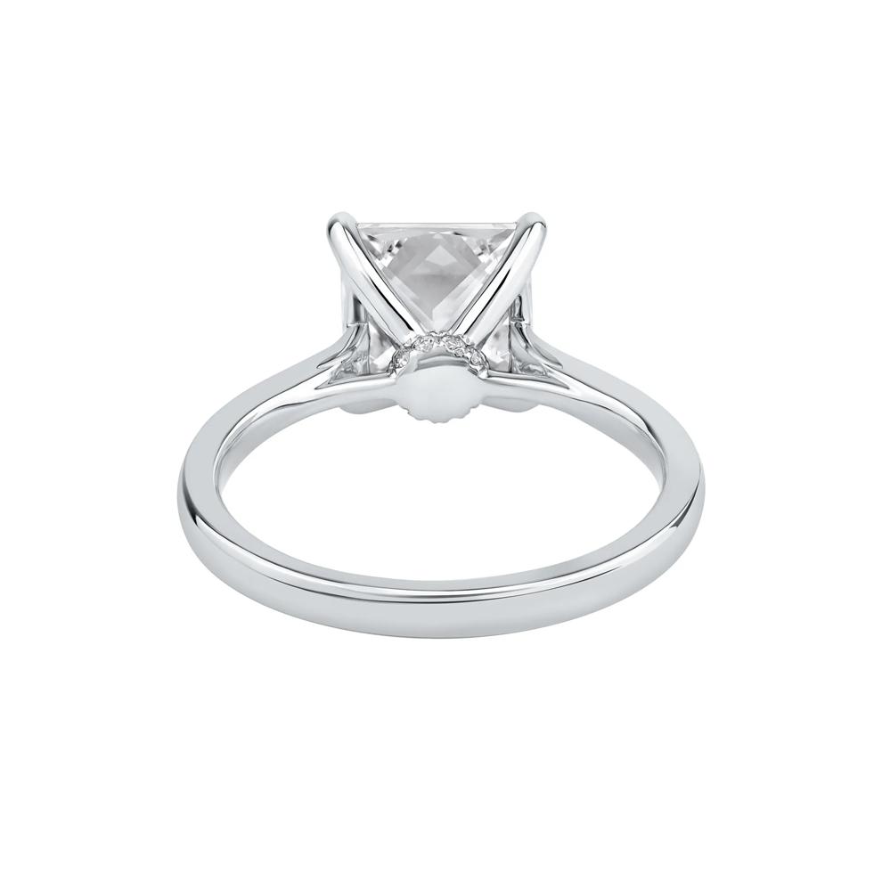 Lab Grown Diamond Solitaire Engagement Ring in Platinum (3 ct. tw.) – Image 5 of 5
