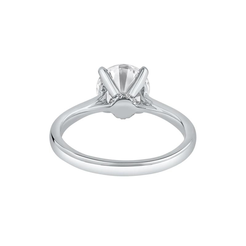 Lab Grown Diamond Solitaire Engagement Ring in Platinum &#40;2 ct. tw.&#41; – Image 5 of 5