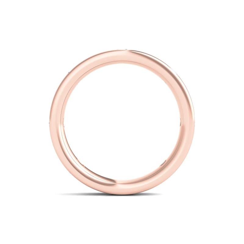 Round Diamond Wide-Set Band in 14K Rose Gold &#40;3/4 ct. tw.&#41; – Image 2 of 3