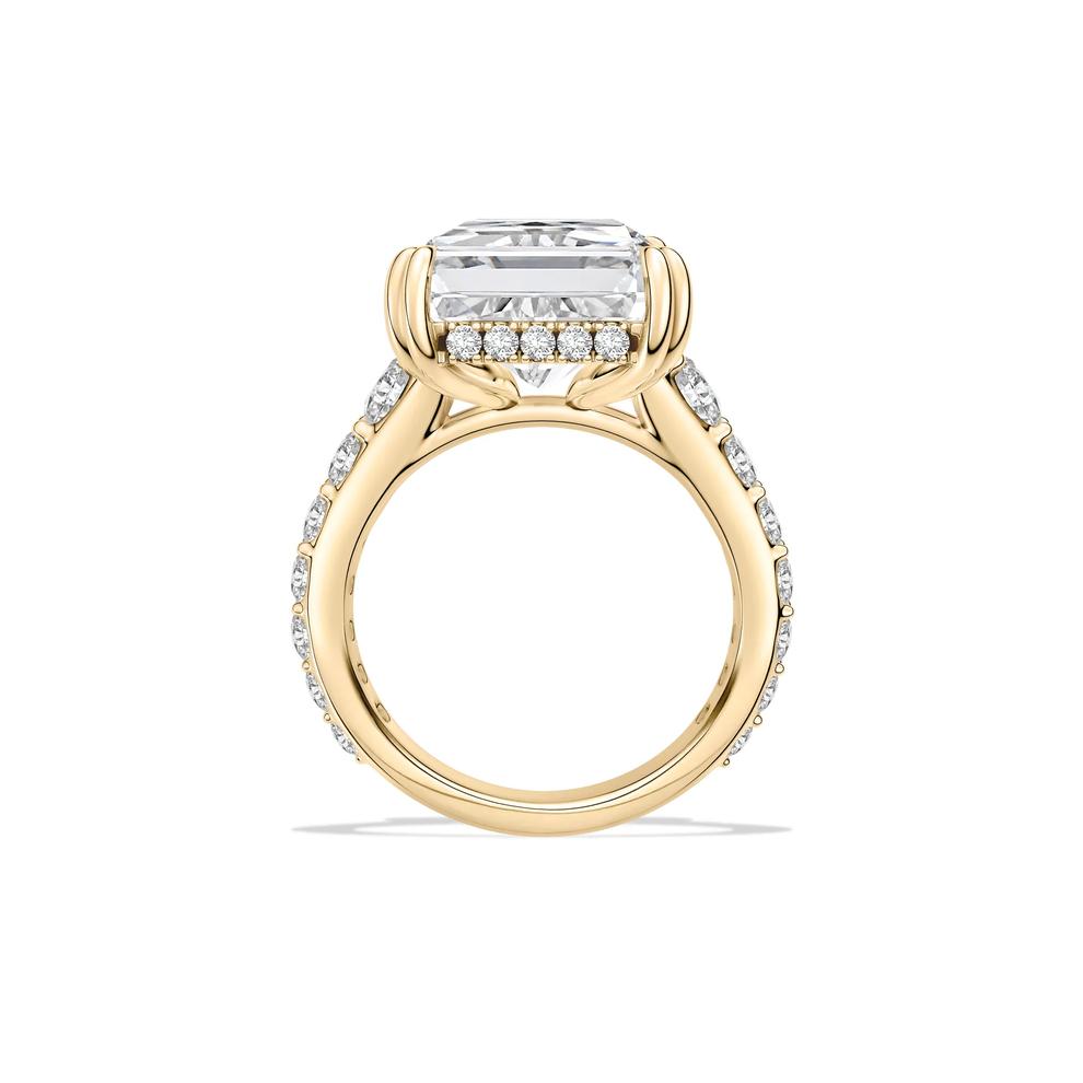 Lab Grown Diamond Radiant Engagement Ring in 14K Yellow Gold (14 1/2 ct. tw.) – Image 2 of 4