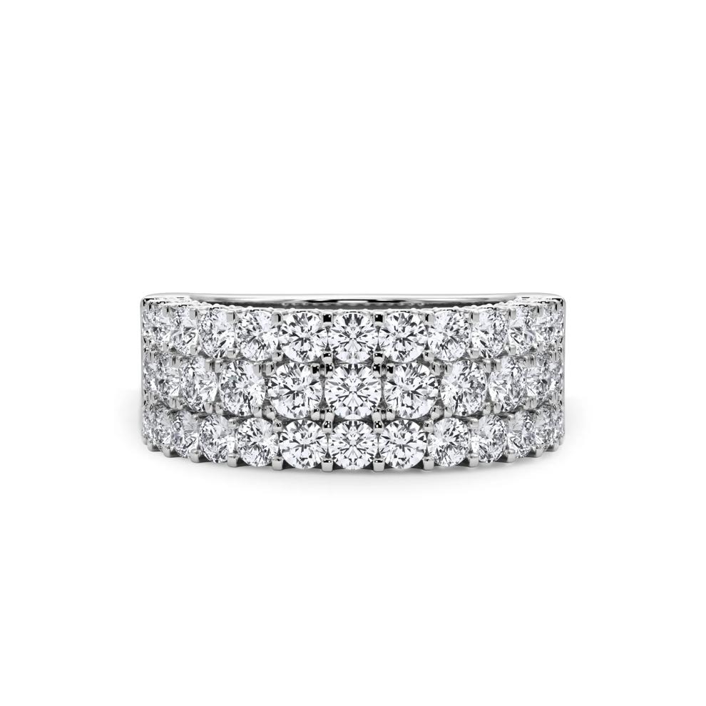 Diamond Multi-Row Anniversary Band in Platinum (2 1/4 ct. tw.) – Image 1 of 4