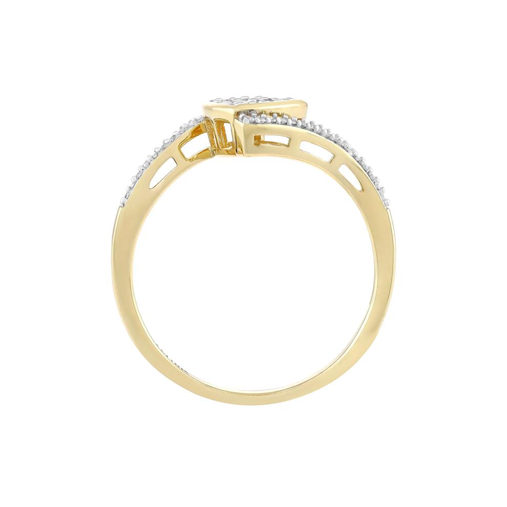 Diamond Ring in 10K Yellow Gold (1/5 ct. tw.) – Image 2 of 3