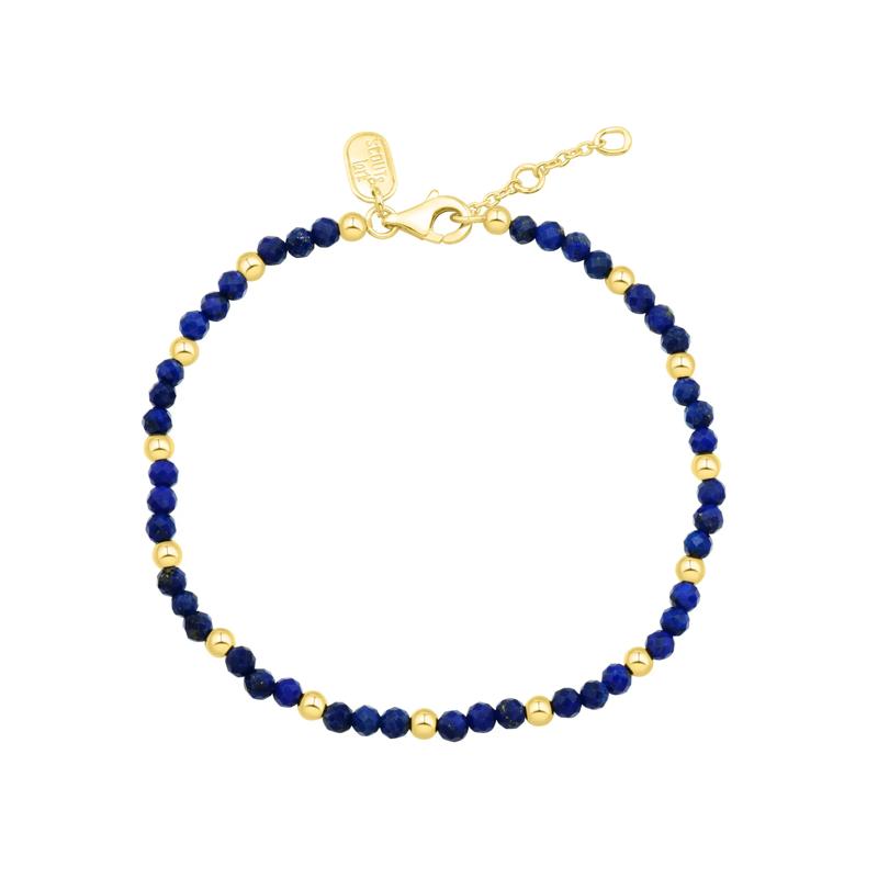 Lapis Lazuli Bead Bracelet in Vermeil – Image 1 of 1