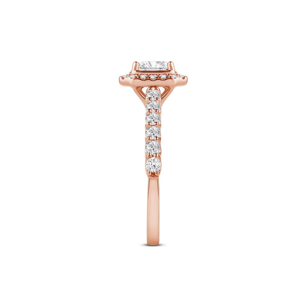 Radiant-Cut Diamond Engagement Ring in 14K Rose Gold (1 ct. tw.) – Image 3 of 4