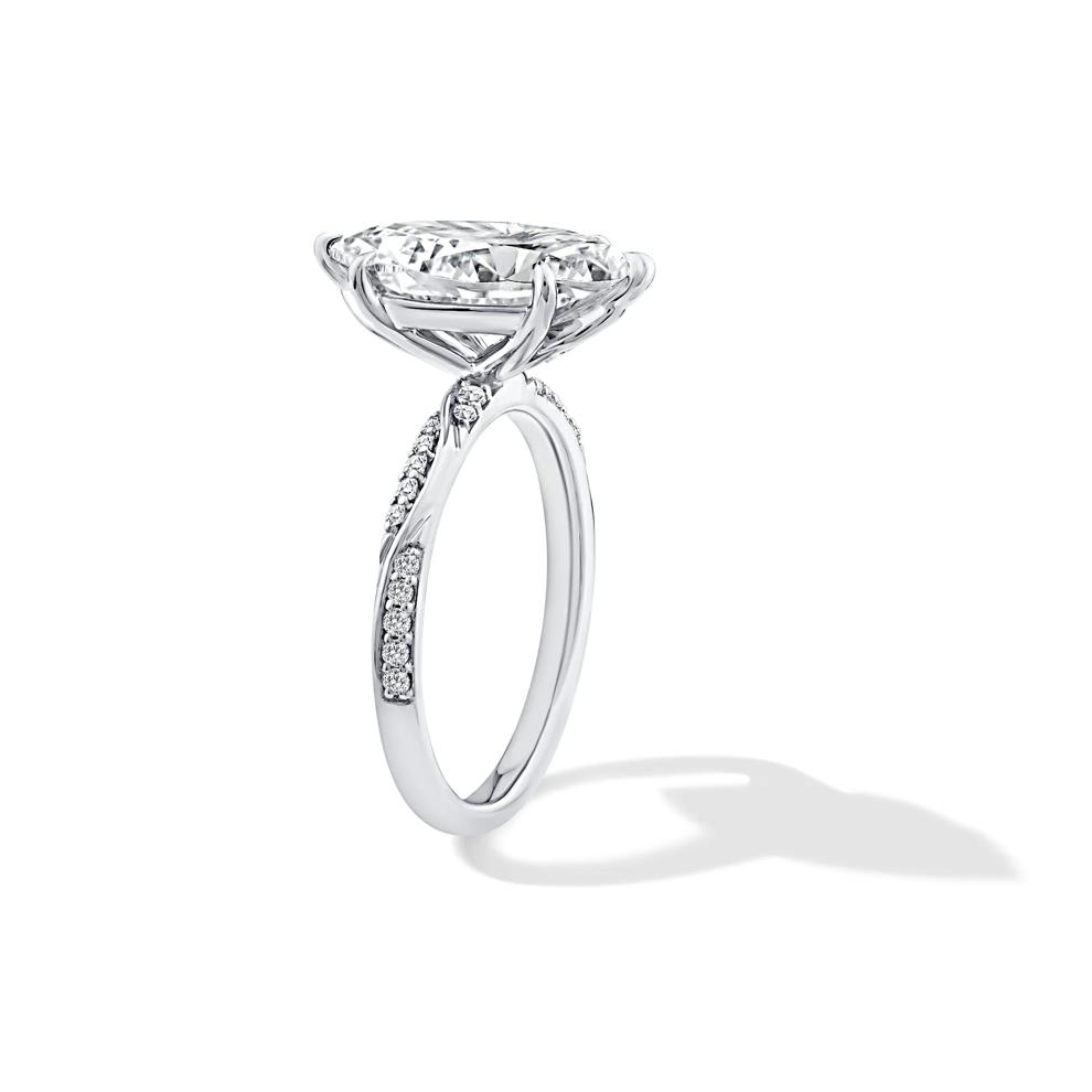 Lab Grown Diamond Marquise Engagement Ring in Platinum (3 1/5 ct. tw.) – Image 3 of 4