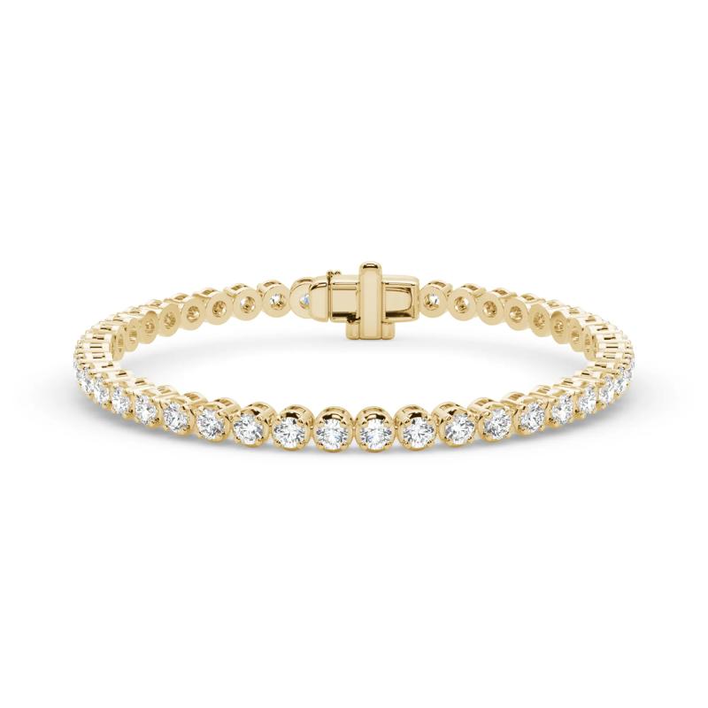Diamond Tennis Bracelet in 10K Yellow Gold &#40;6 1/4 ct. tw.&#41; – Image 1 of 2