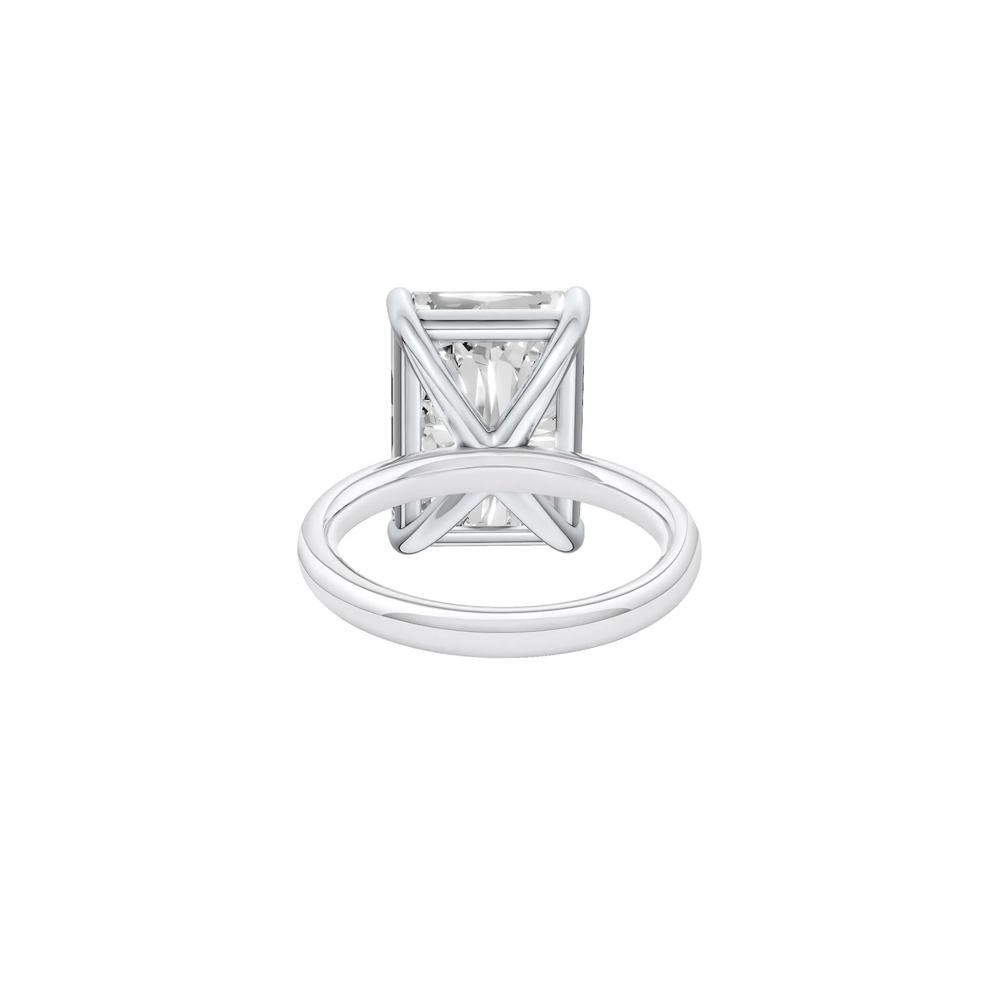 Lab Grown Diamond Radiant-Cut Solitaire Ring in Platinum (9 ct.) – Image 4 of 4