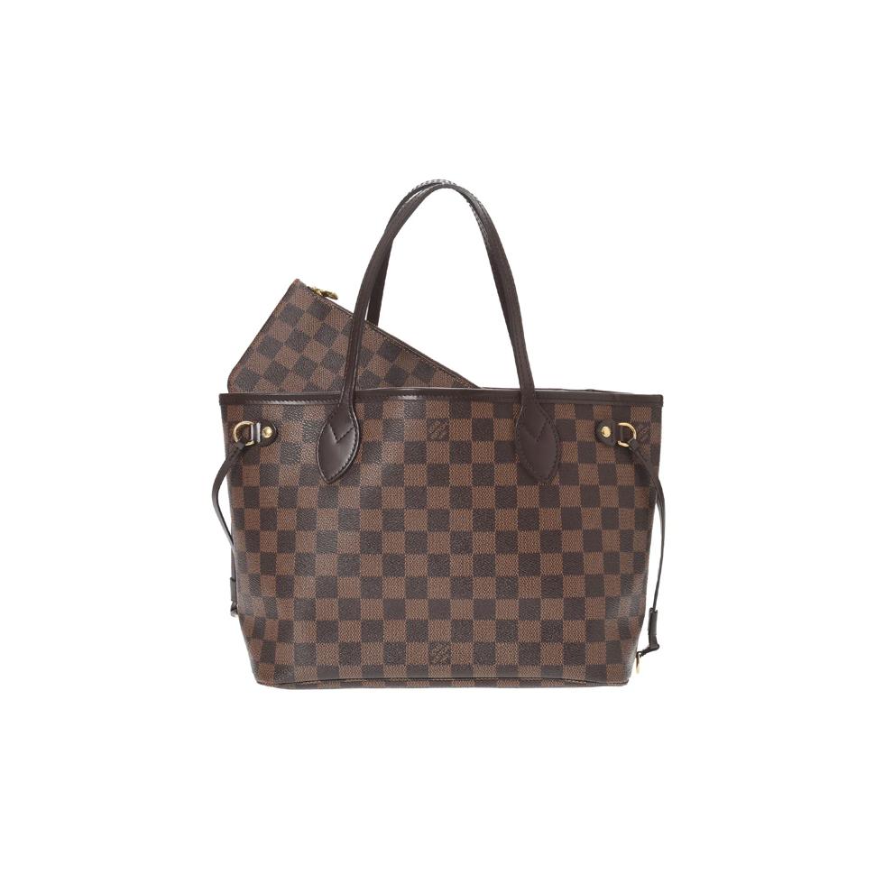Pre-Owned Louis Vuitton Neverfull PM Damier Ebene Tote – Image 1 of 7