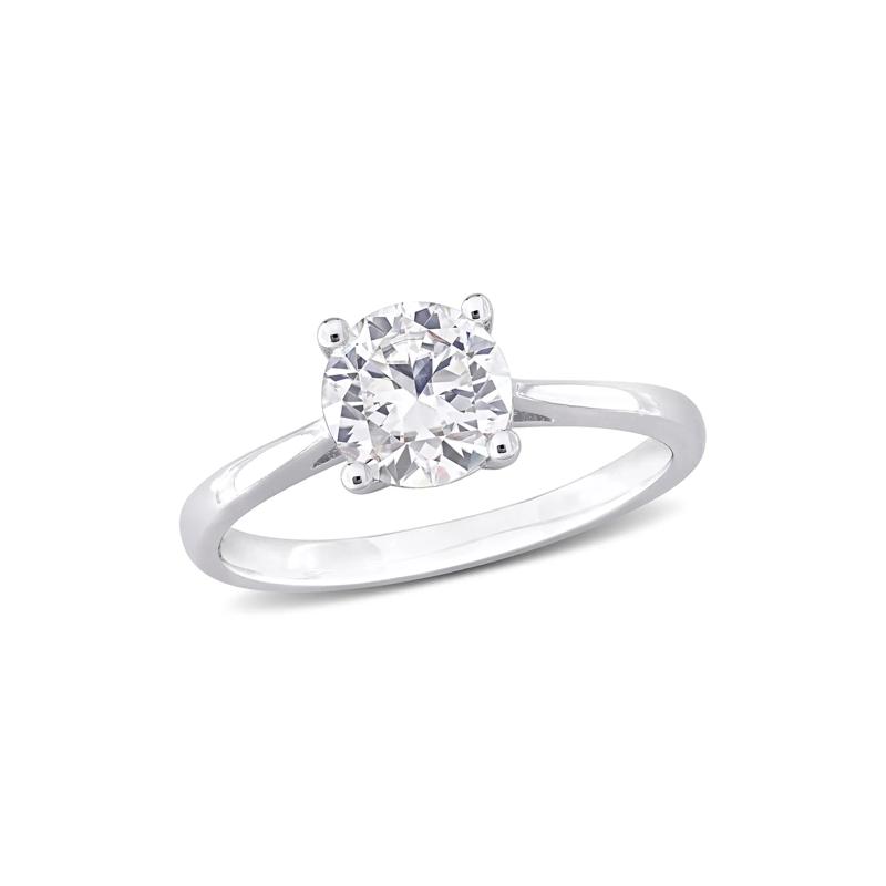 Lab-Created White Sapphire Ring in Sterling Silver – Image 4 of 7