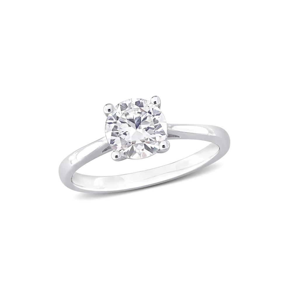 Lab-Created White Sapphire Ring in Sterling Silver – Image 4 of 7