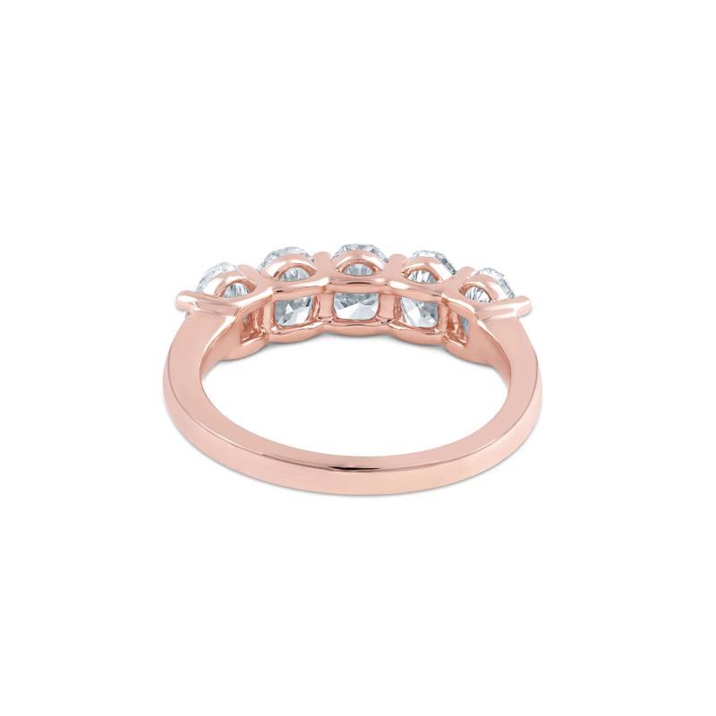 Lab Grown Diamond Anniversary Band in 14K Rose Gold &#40;2 ct. tw.&#41; – Image 5 of 7