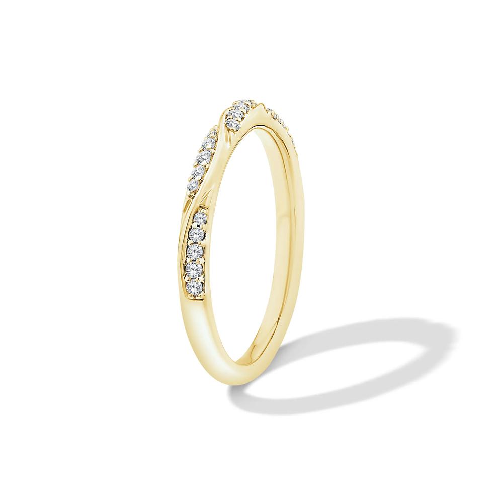 Lab Grown Diamond Matching Band in 18K Yellow Gold (1/7 ct. tw.) – Image 3 of 4