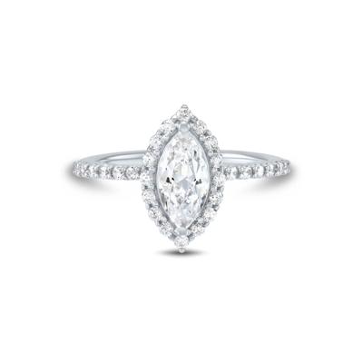 Lab Grown Diamond Marquise Engagement Ring in 14K Gold (1 3/4 ct. tw.)