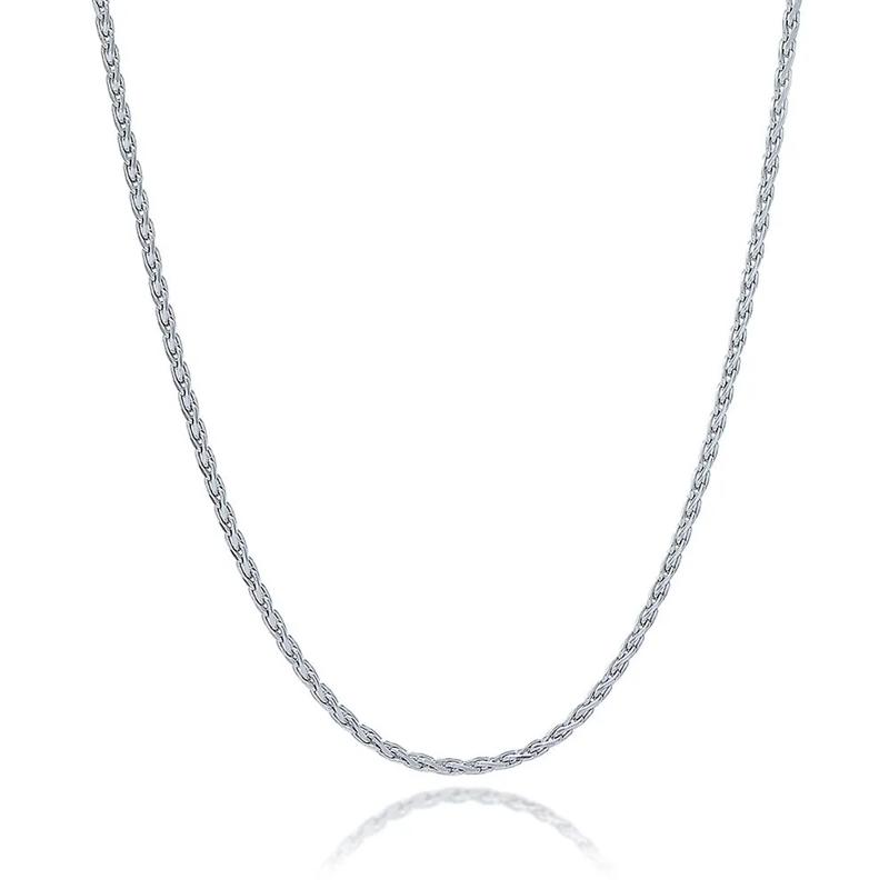 Wheat Chain in Sterling Silver, 24&quot; – Image 1 of 2