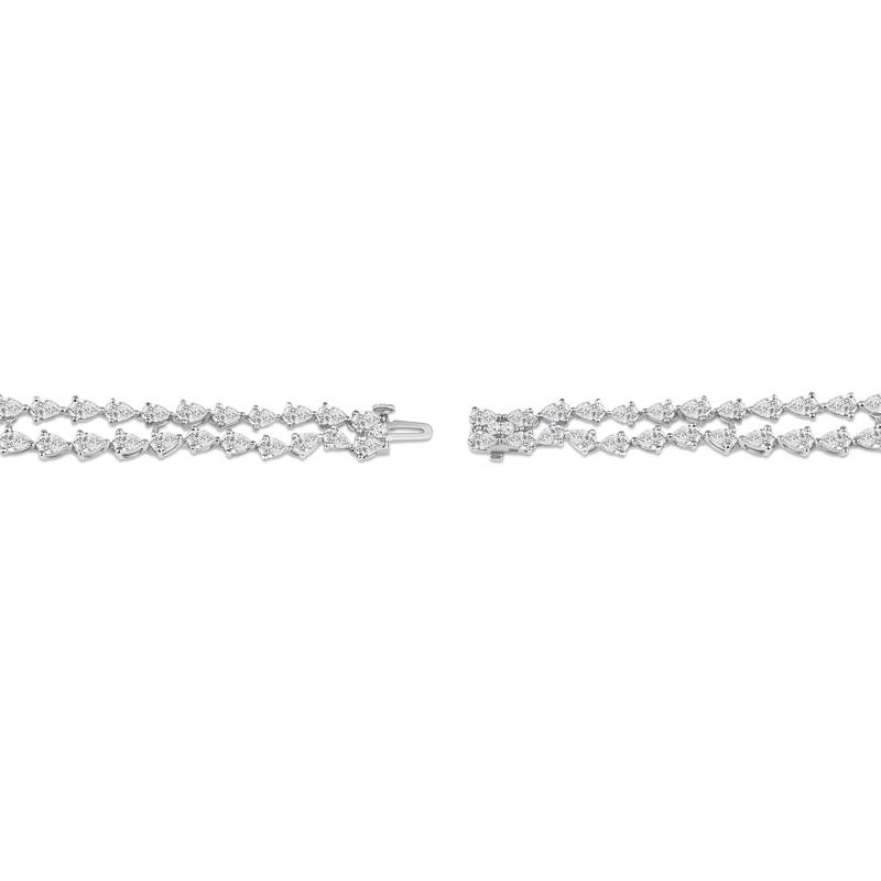 Lab Grown Diamond Double Row Necklace in 14K White Gold &#40;25 1/2 ct. tw.&#41; – Image 2 of 2