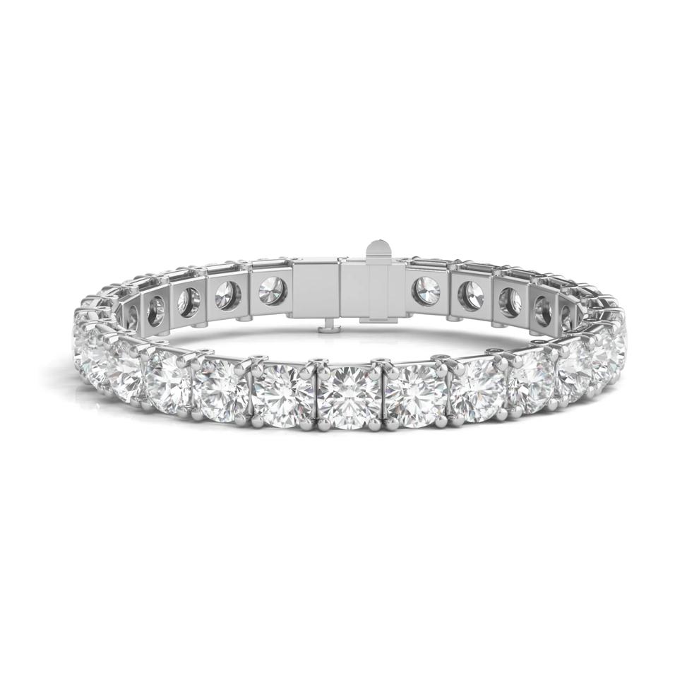 Lab Grown Diamond Tennis Bracelet in 14K White Gold, 7&rdquo; (15 ct. tw.) – Image 2 of 3
