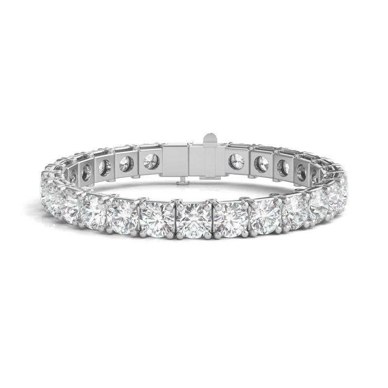 Lab Grown Diamond Tennis Bracelet in 14K White Gold, 7&rdquo; &#40;27 ct. tw.&#41; – Image 1 of 1
