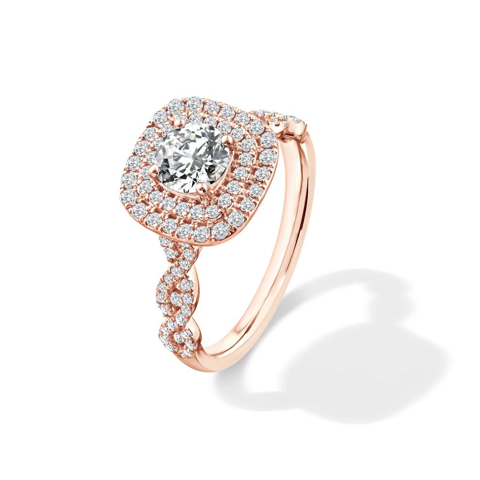 Lab Grown Diamond Engagement Ring in 10K Rose Gold (1 1/5 ct. tw.) – Image 4 of 4