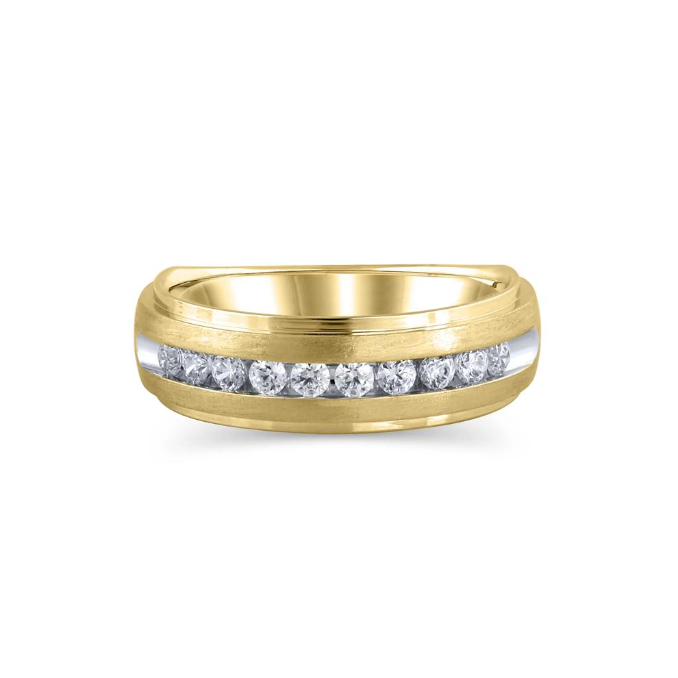 Men's Diamond Ring in 10K Yellow Gold (1/2 ct. tw.) – Image 1 of 3