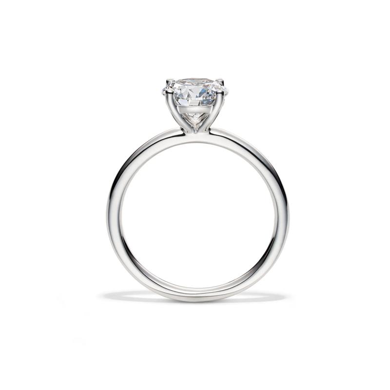 Lab Grown Diamond Solitaire Round Engagement Ring in Platinum &#40;1 1/2 ct.&#41; – Image 2 of 4