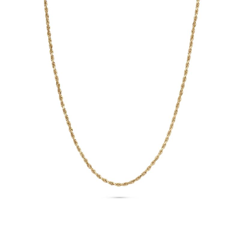 Glitter Rope Chain in 14K Yellow Gold, 20&quot; – Image 1 of 4