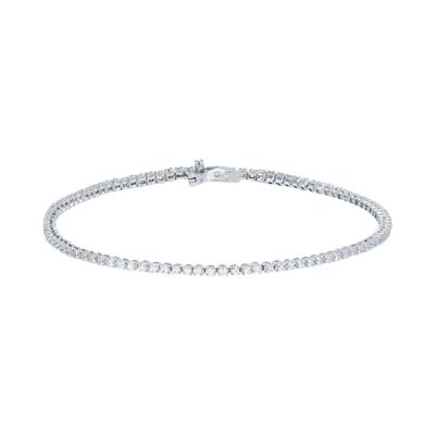 Lab Grown Diamond Tennis Bracelet in 14K White Gold (1 ct. tw.)