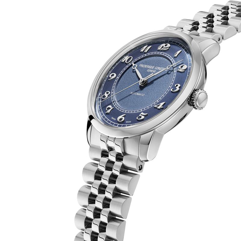 Men's Classics Watch With a Blue Dial and Stainless Steel Bracelet – Image 2 of 3