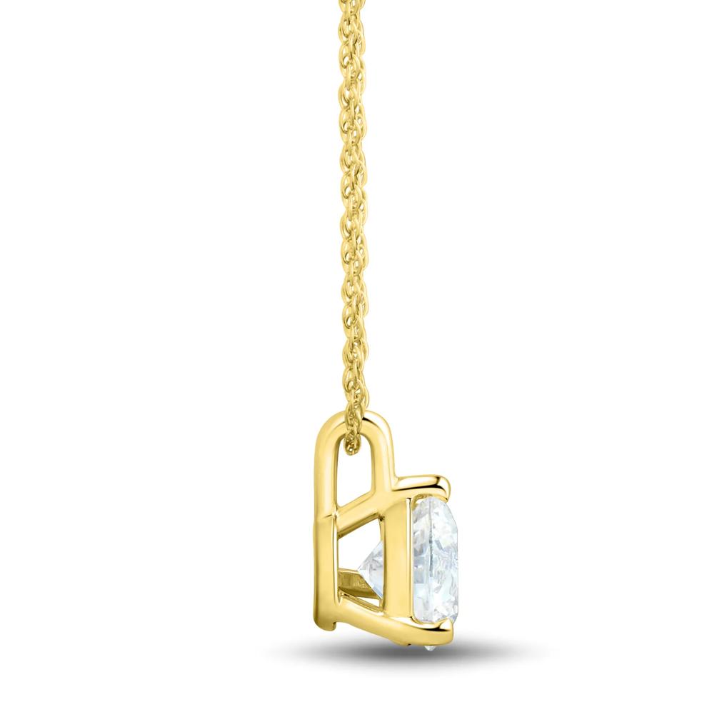 Lab Grown Diamond Pendant and Earring Box Set in 10K Yellow Gold (2 1/2 ct. tw.) – Image 4 of 5