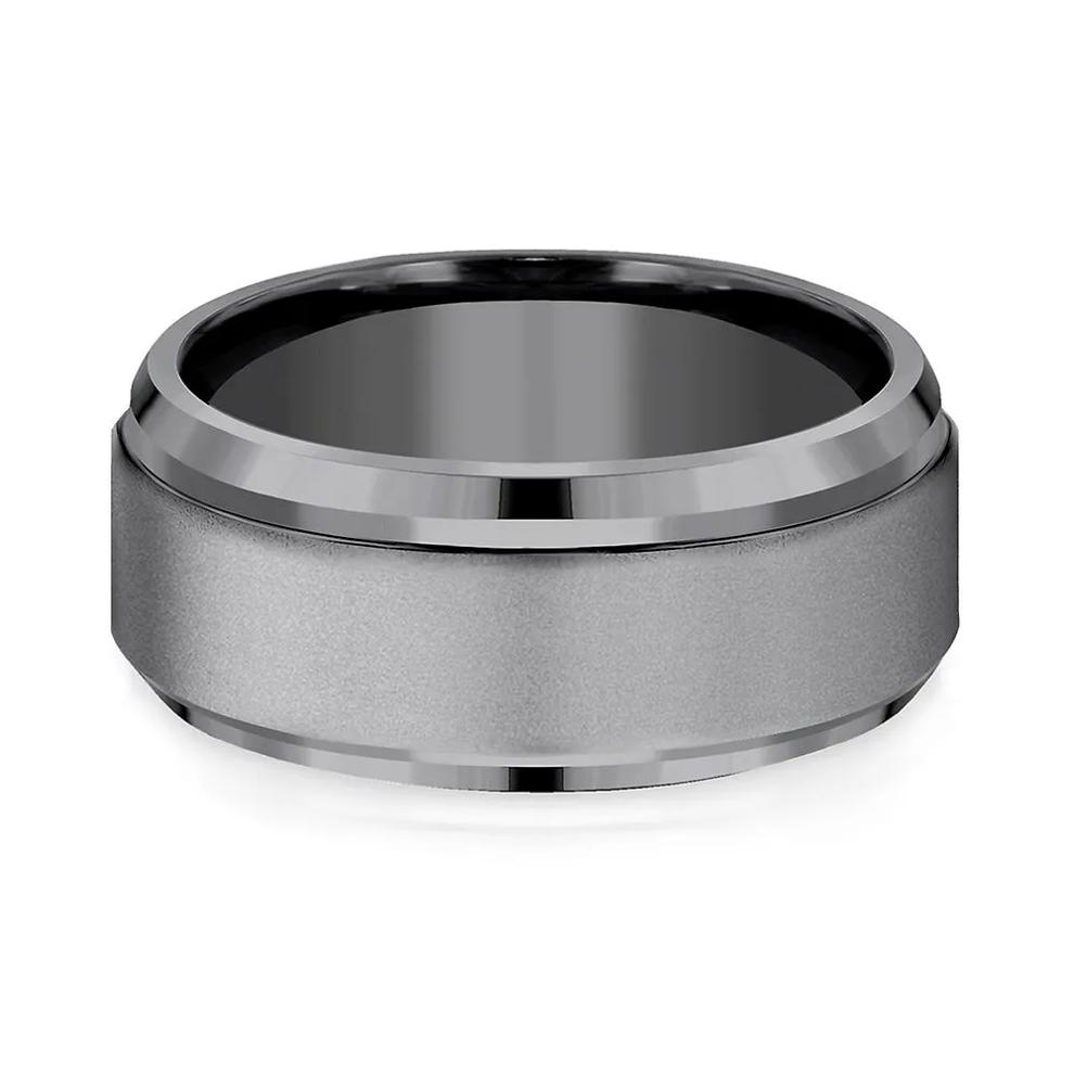 Men's Matte Band in Tantalum, 9MM – Image 1 of 3