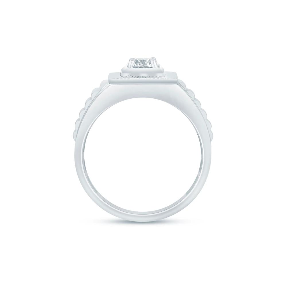 Men's Lab Grown Diamond Ring in 10K White Gold (1 ct. tw.) – Image 2 of 3