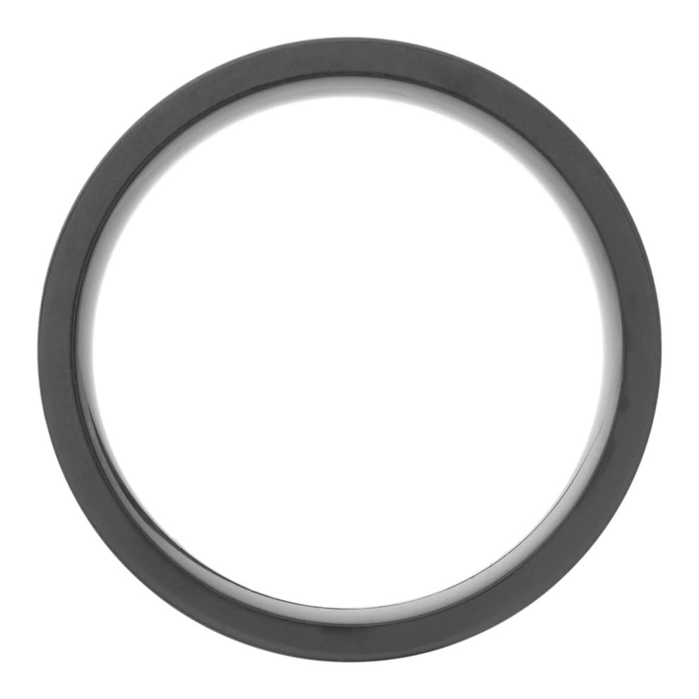  Men&rsquo;s 14K Yellow Gold Inlay Wedding Ring in Tantalum Noir, 7MM  – Image 2 of 3