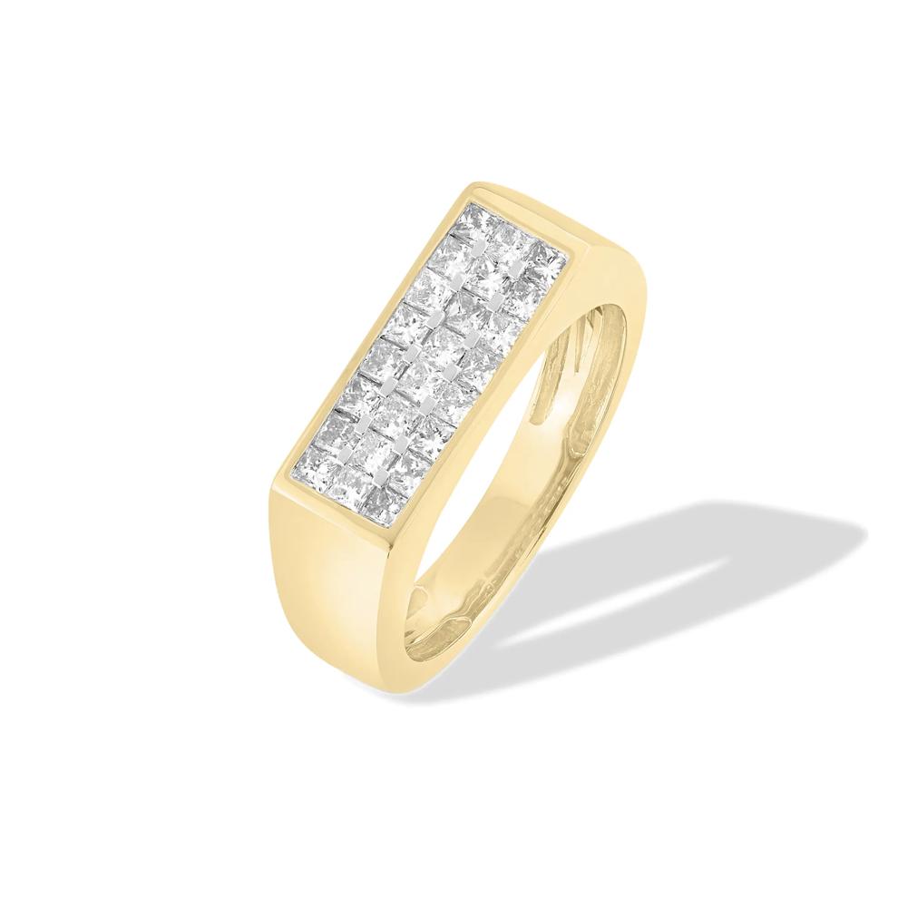 Men's Lab Grown Diamond Band in 10K Yellow Gold (1 ct. tw.) – Image 4 of 4