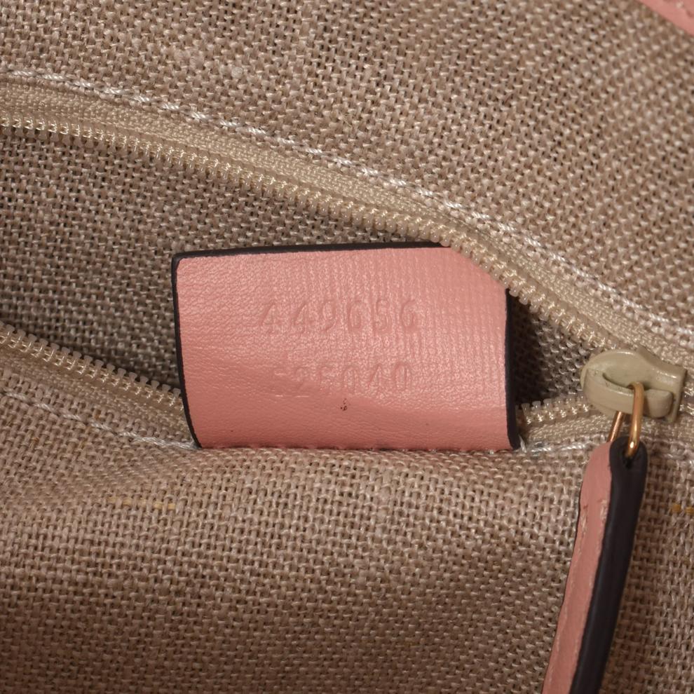 Pre-Owned Gucci Zippered Satchel Top Handle Bag – Image 6 of 8