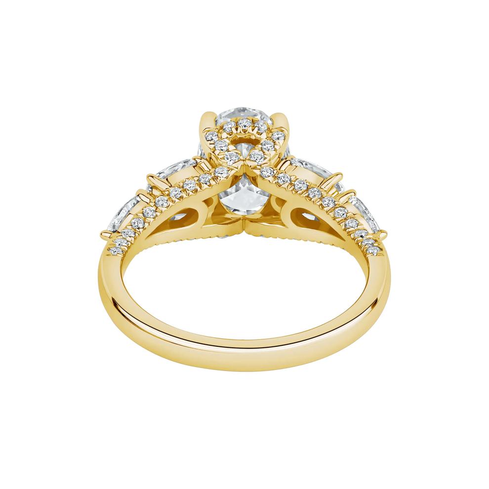 Taylor Lab Grown Diamond Engagement Ring in 14K Yellow Gold (3 1/3 ct. tw.) – Image 5 of 5