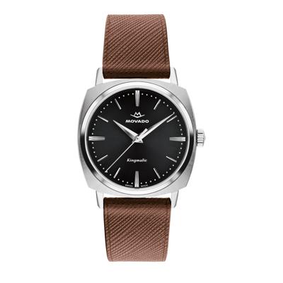 Gent's Kingmatic Watch in Brown Leather