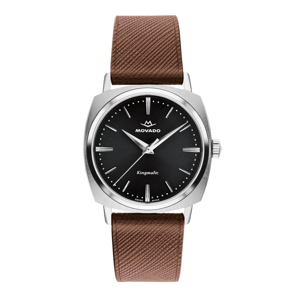 Gent's Kingmatic Watch in Brown Leather – Image 1 of 3