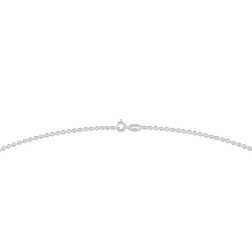 Lab Grown Princess-Cut Diamond Illusion Pendant in 10K White Gold (1/4 ct. tw.) – Image 2 of 4