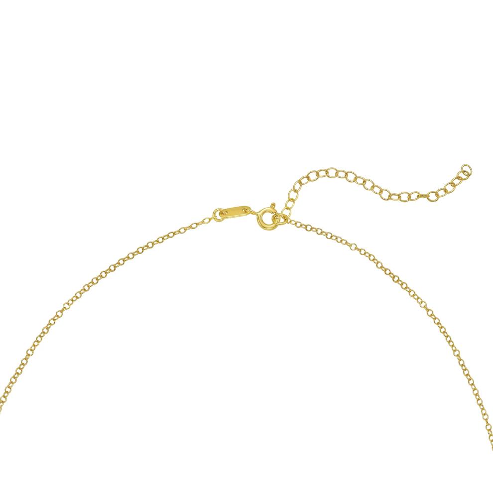 Oval Link Frontal Chain Necklace in 14K Yellow Gold, 18" – Image 2 of 3