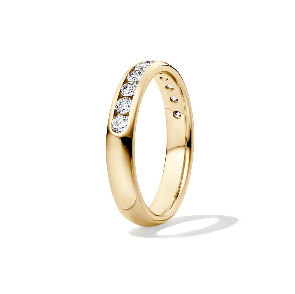 1/2 ct. tw. Diamond Anniversary Band in 14K Yellow Gold – Image 3 of 4