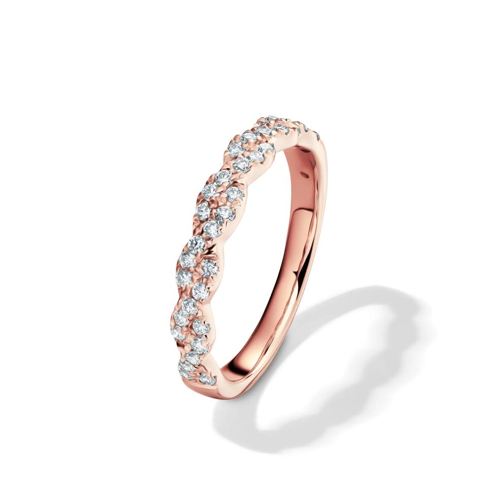 Lab Grown Diamond Twist Band in 10K Rose Gold (1/3 ct. tw.)  – Image 4 of 4