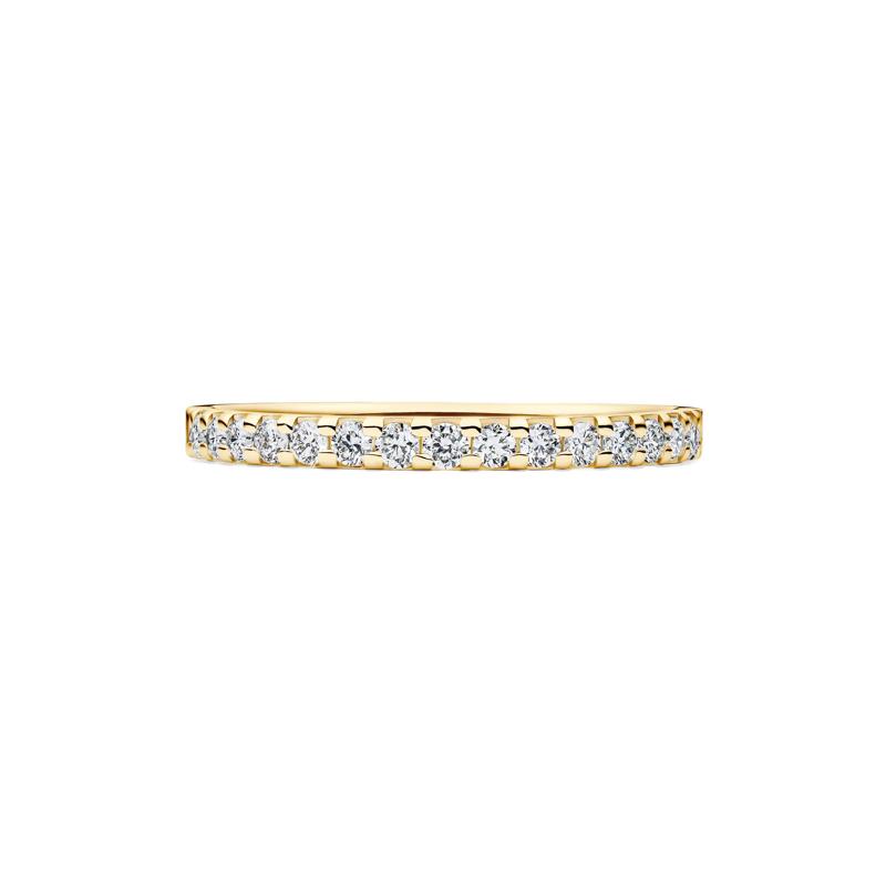 1/4 ct. tw. Lab Grown Diamond Band in 14K Yellow Gold – Image 1 of 4