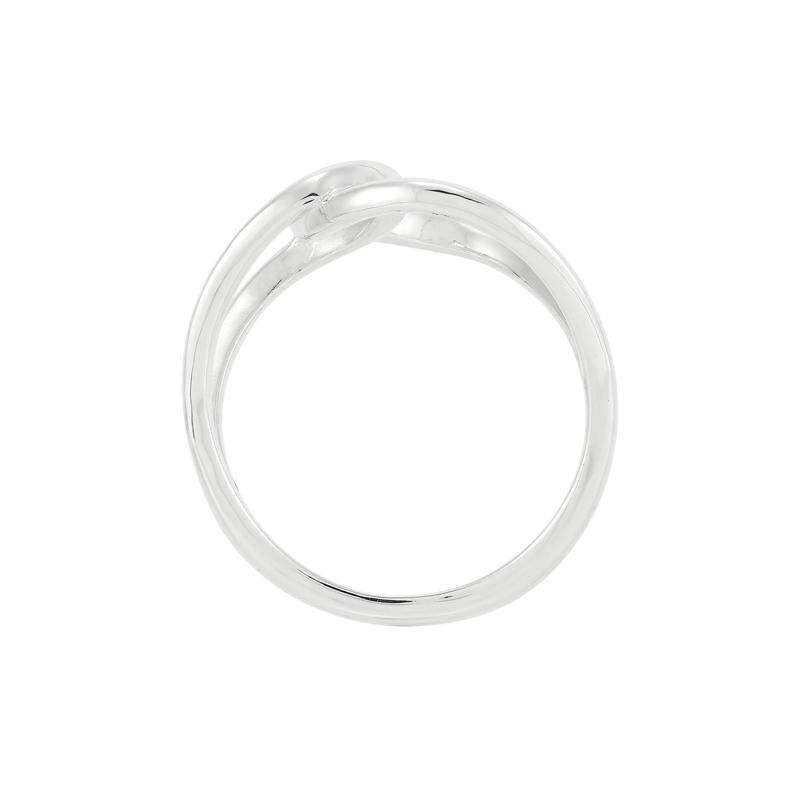 Polished Interlocking Ring in Sterling Silver – Image 2 of 4