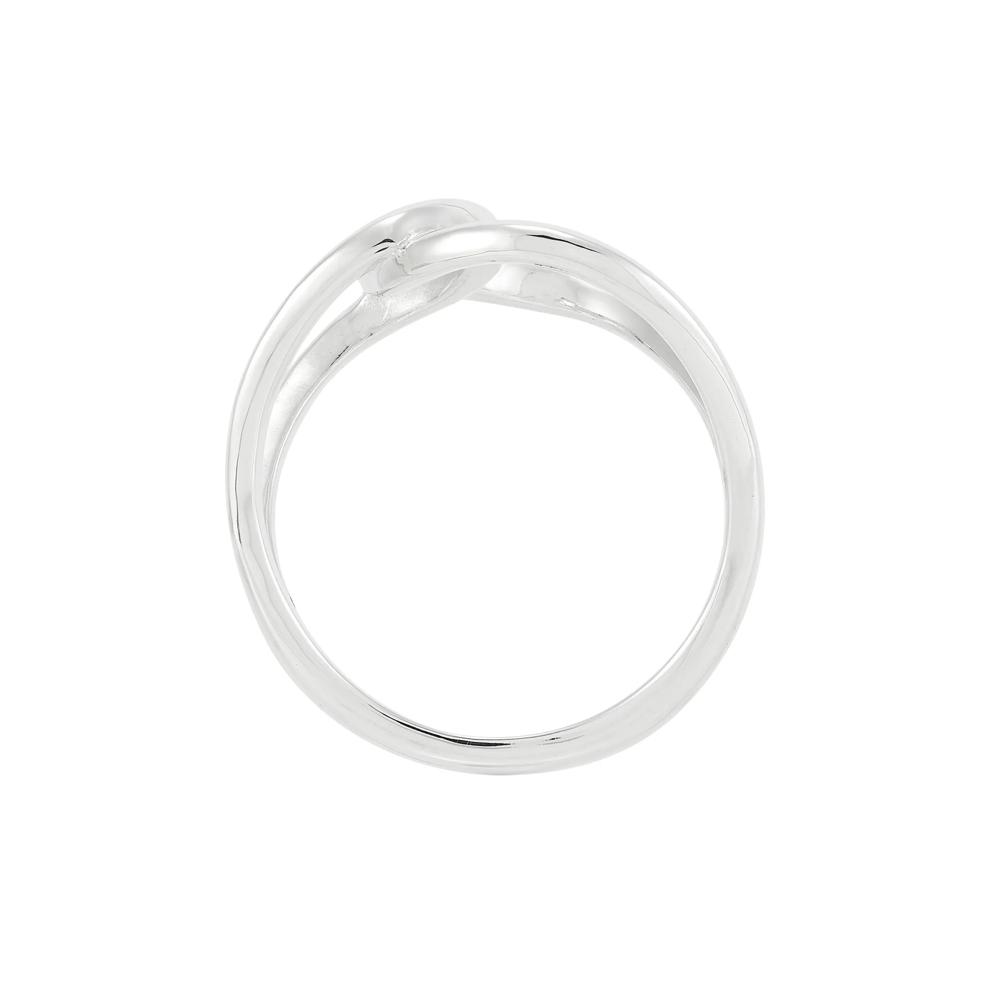 Polished Interlocking Ring in Sterling Silver – Image 2 of 4