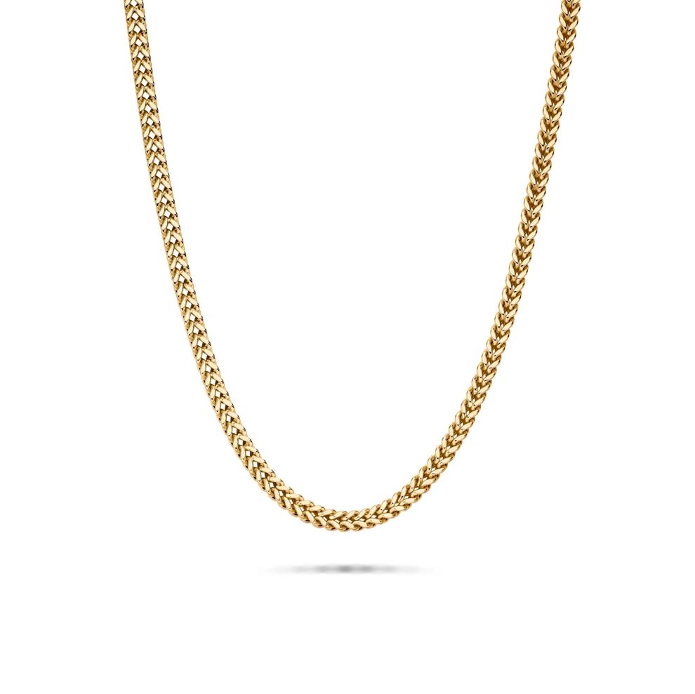 Square Franco Link Chain in 14K Yellow Gold, 20" – Image 1 of 4